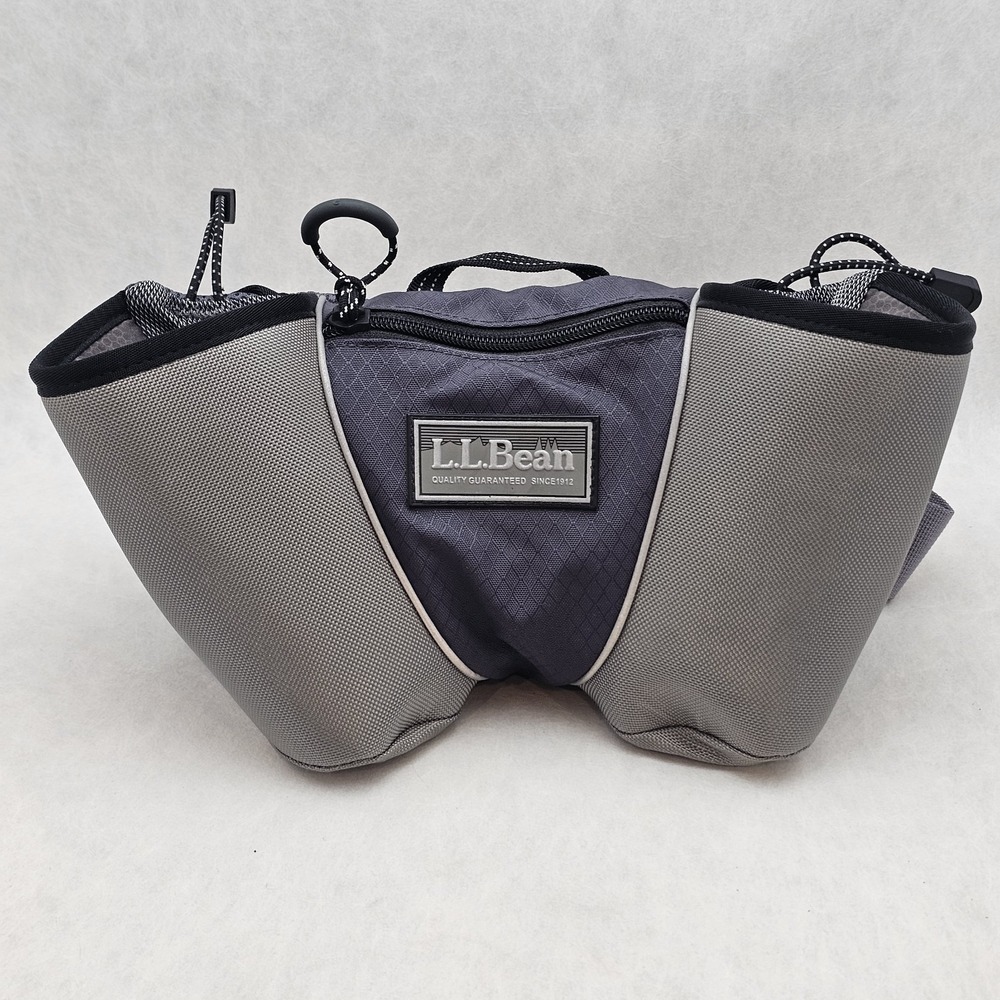 NWT L.L. Bean Multi Sport Fanny Pack 2 Bottle Holder Camping Hiking Waist Bag